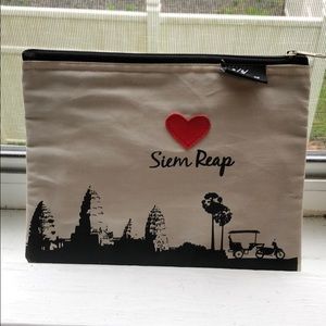 2/$12 - Siem Reap - Cosmetic Bag or Clutch